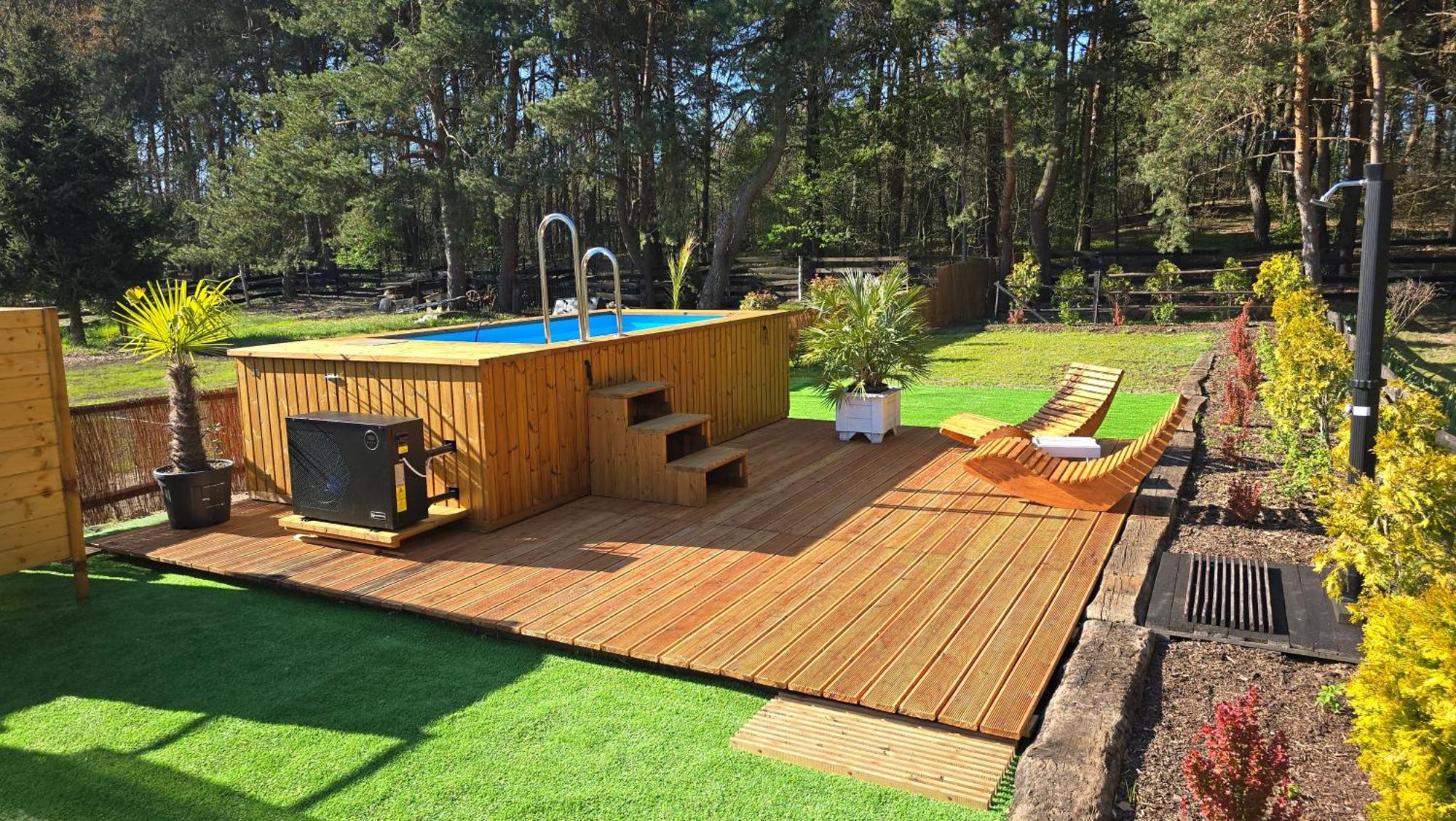 Vip Village Las Woda Rower - Podgrzewany Basen, Balia, Sauna Miedzierza Екстериор снимка